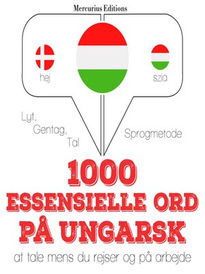 cover image of 1000 essentielle ord på ungarsk